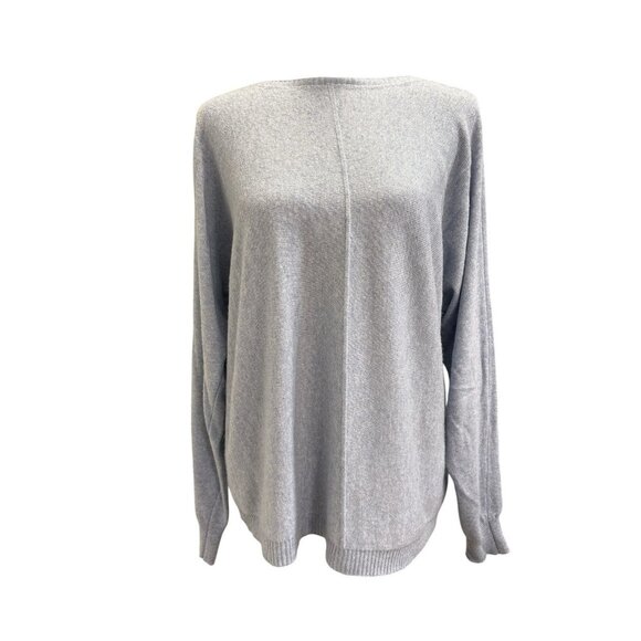 Bianco & Blu Sweater Women XL Blue Wool Cashmere Silk Blend - Picture 1 of 6